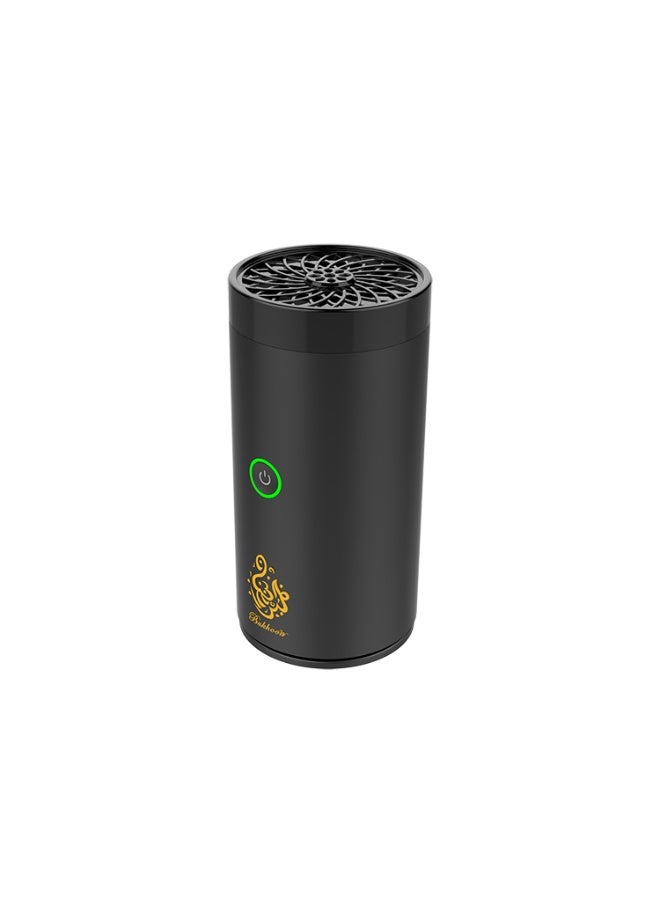 ACHAS Electric USB Rechargeable Incense Burner Black 14x6x6cm - Image 2